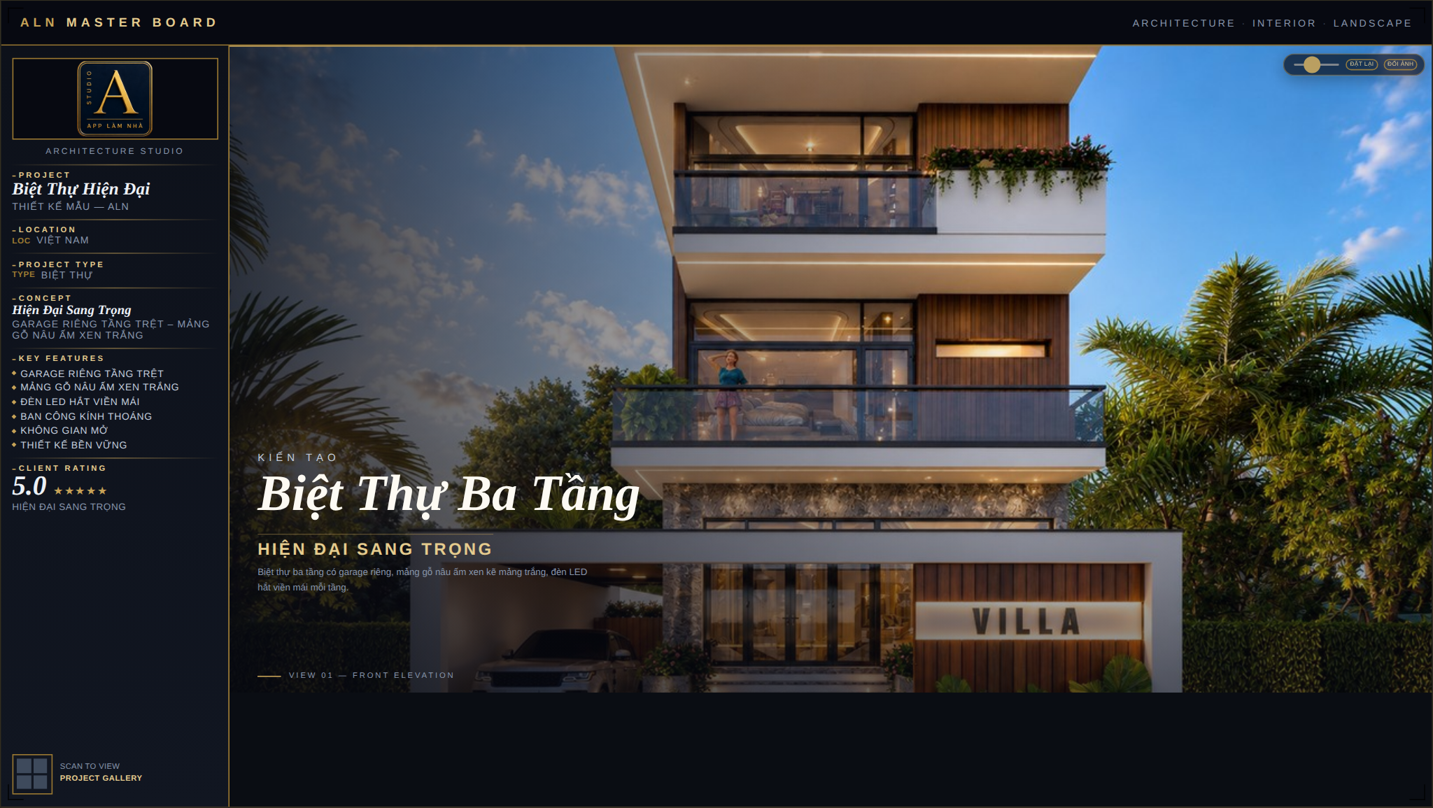 Biệt Thự Hiện Đại – Sang Trọng