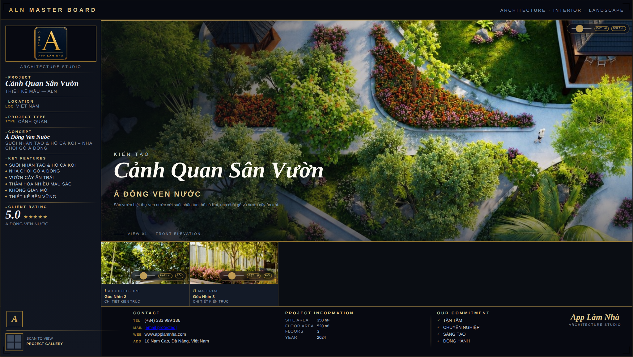 Cảnh Quan Sân Vườn – Á Đông Ven Nước